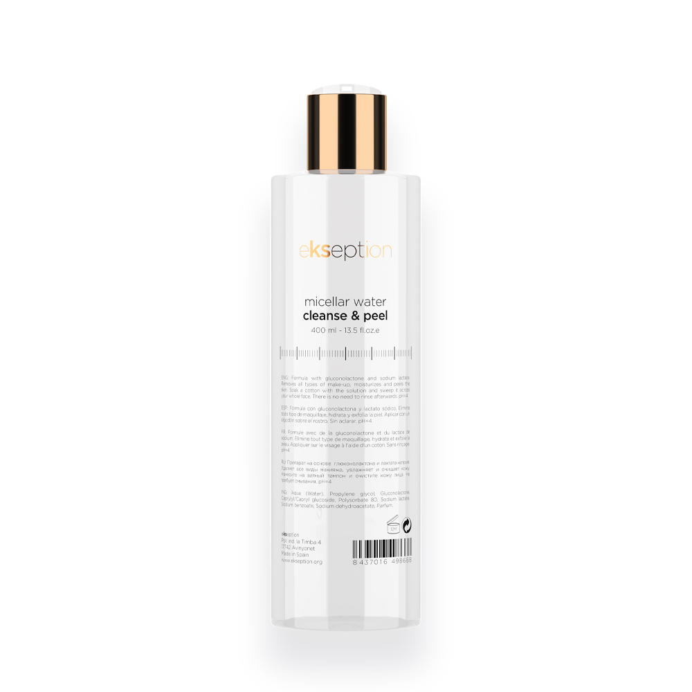 Ekseption micellar water cleanse & peel - Producto Profesional para el Cuidado de la Piel